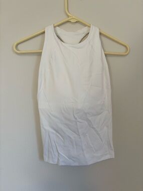 White Calia activewear tank top